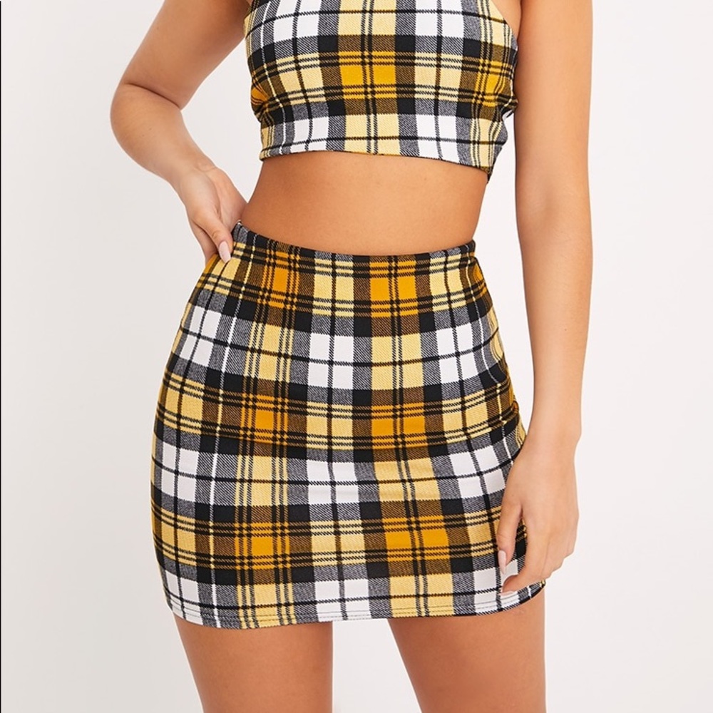 Pretty Little Things Plaid Skirt